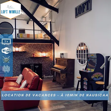 Loft Wimille, Proche De Nausicaa Et Des Plages, 8 Couchages بيت للعطل