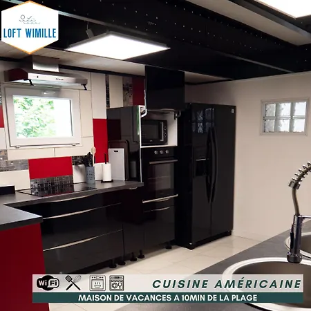 Loft Wimille, Proche De Nausicaa Et Des Plages, 8 Couchages بيت للعطل Wimille