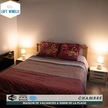 Loft Wimille, Proche De Nausicaa Et Des Plages, 8 Couchages بيت للعطل Wimille