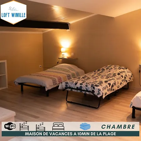 Loft Wimille, Proche De Nausicaa Et Des Plages, 8 Couchages Wimille