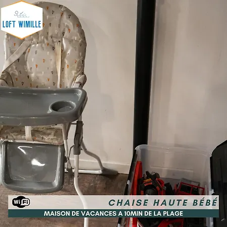 Loft Wimille, Proche De Nausicaa Et Des Plages, 8 Couchages بيت للعطل