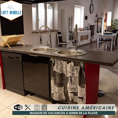 Loft Wimille, Proche De Nausicaa Et Des Plages, 8 Couchages Nyaraló Wimille